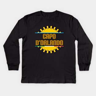 Città d'amare: Capo d'Orlando Kids Long Sleeve T-Shirt